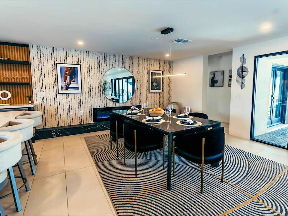 Dining space at Villa Makena
